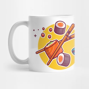 Sushi, Chopstick And Shoyu (2) Mug